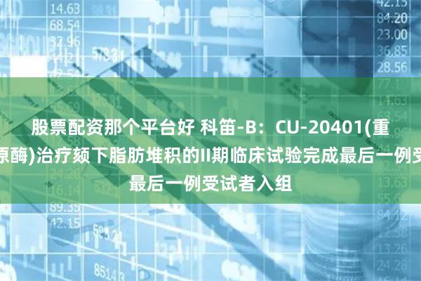 股票配资那个平台好 科笛-B：CU-20401(重组突变胶原酶)治疗颏下脂肪堆积的II期临床试验完成最后一例受试者入组